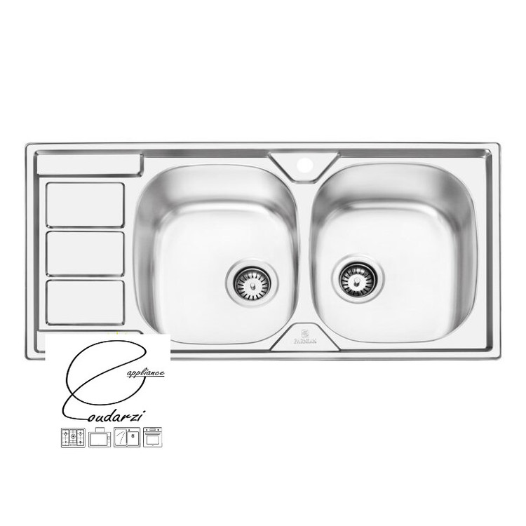 سینک پرنیان استیل مدل PS1217 توکار