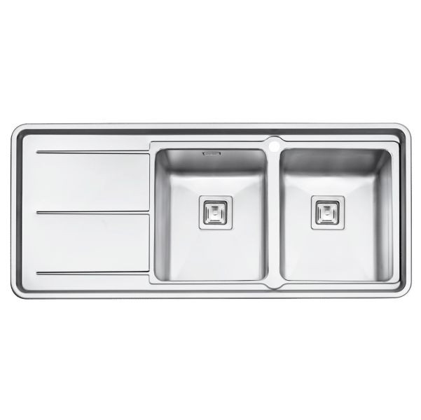 سینک پرنیان استیل PS 1225 توکار