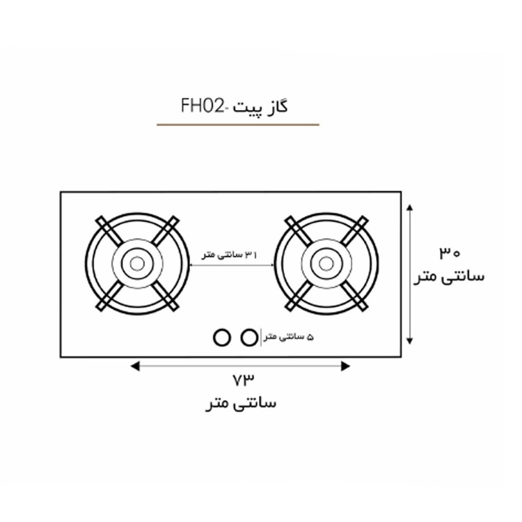 گاز دو شعله پیت