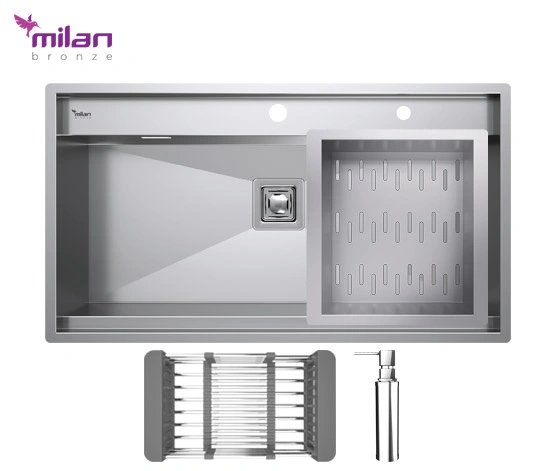 سینک 4090S02 توکار استیل میلان