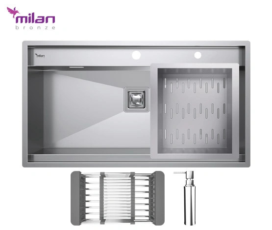سینک 4090S02 توکار استیل میلان